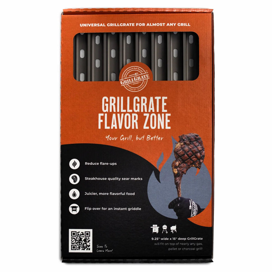 GrillGrate Flavor Zone – innovative grilling accessory designed to enhance heat distribution and amplify flavors while preventing flare-ups.