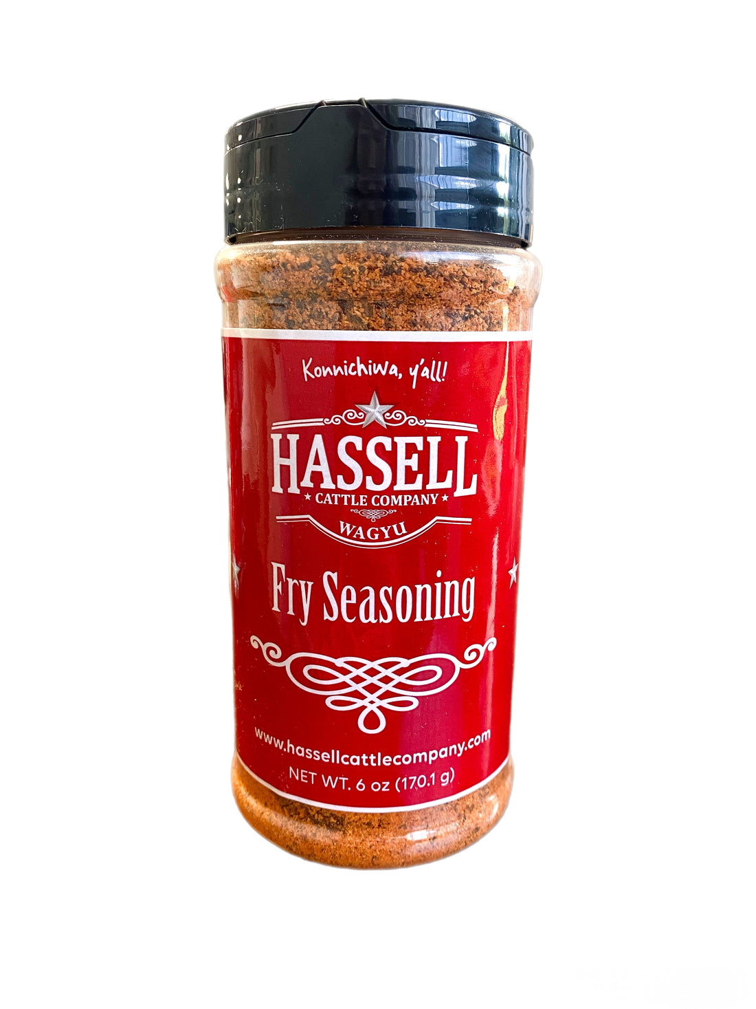 Hassell Cattle Company Fry Seasoning - the perfect blend of spices to elevate your fried foods with a delicious, flavorful crunch!