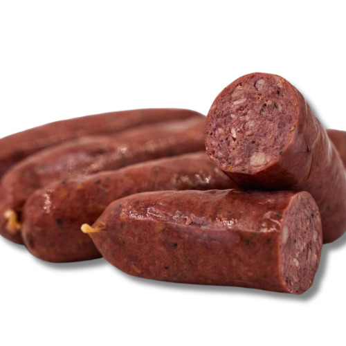 Delicious smoked sausage links, bursting with rich flavor and seasoned to perfection, ready for grilling or cooking.
