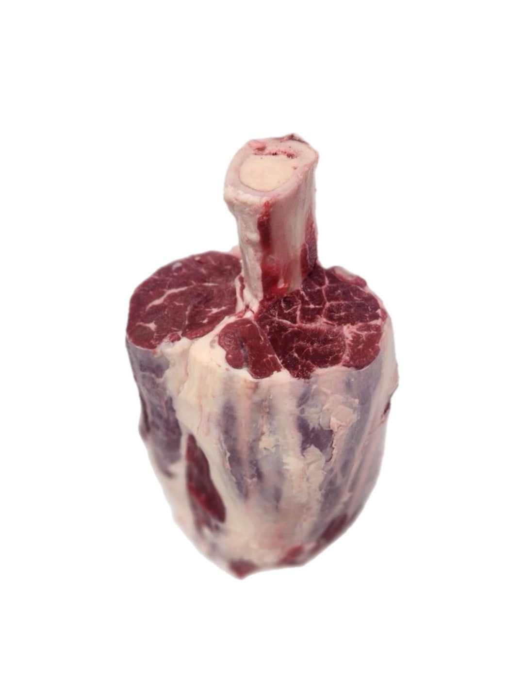 Bone-in shank from Hassell Cattle Company, perfect for slow cooking to create tender, flavorful dishes like stews and braises.