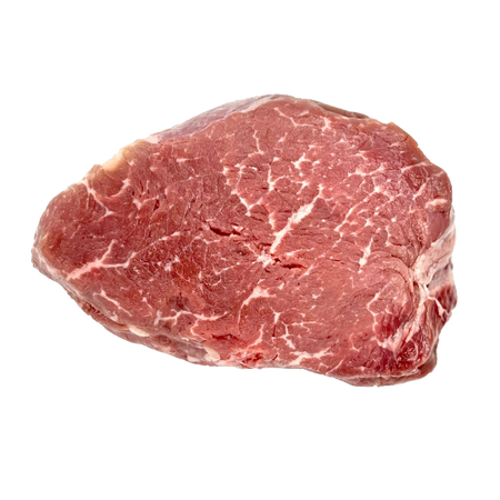 Hassell Cattle Company premium sirloin steak, expertly cut, with rich marbling and a deep, vibrant color, perfect for grilling or pan-searing