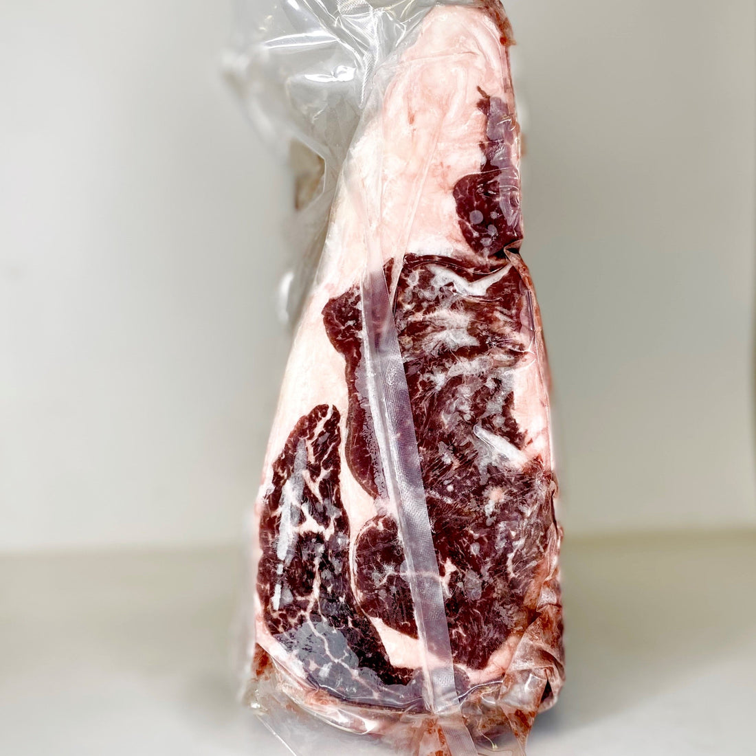 Succulent Hassell Cattle Company Prime Ribeye Roast, a mouthwatering cut perfect for special occasions or a delicious meal, offering rich flavor and tenderness.