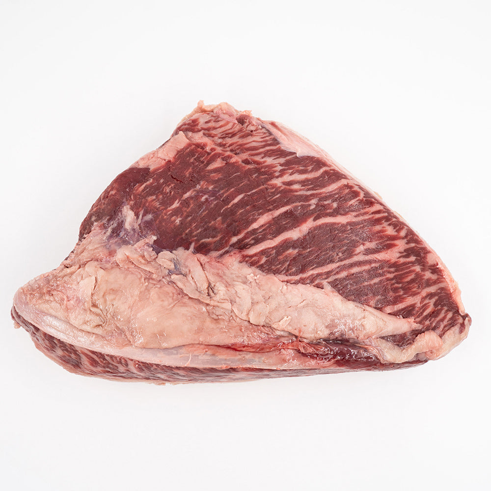 Flavorful sirloin cap, also known as picanha, perfect for grilling or roasting, delivering a rich taste and tender texture.