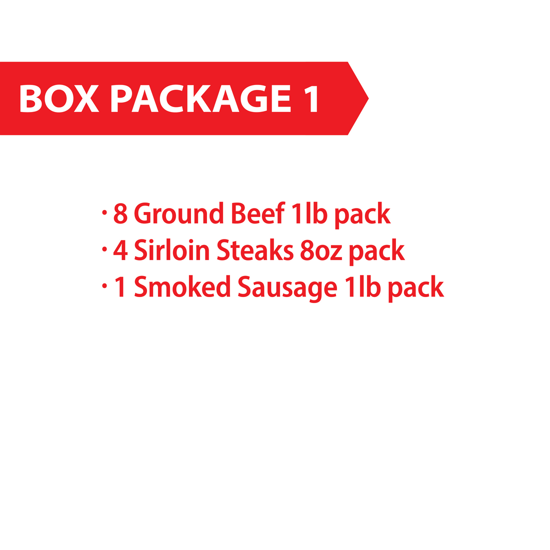 Select your ideal box package from Hassell Cattle Company, featuring a variety of premium cuts, perfect for stocking up or gifting.