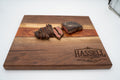 Real Hassell Cattle cooked New York Strip photo.