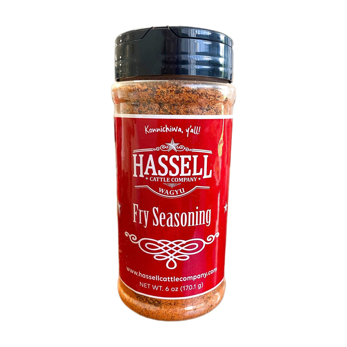 Hassell Cattle Company Fry Seasoning - the perfect blend of spices to elevate your fried foods with a delicious, flavorful crunch!