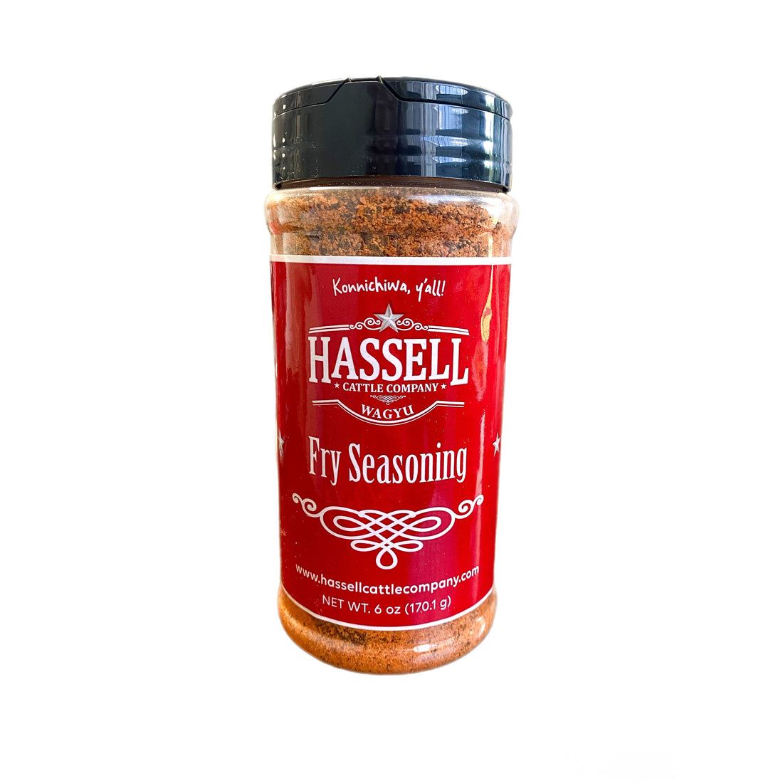 Hassell Cattle Company Fry Seasoning - the perfect blend of spices to elevate your fried foods with a delicious, flavorful crunch!
