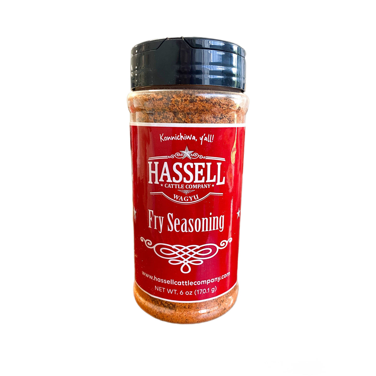 Hassell Cattle Company Fry Seasoning - the perfect blend of spices to elevate your fried foods with a delicious, flavorful crunch!