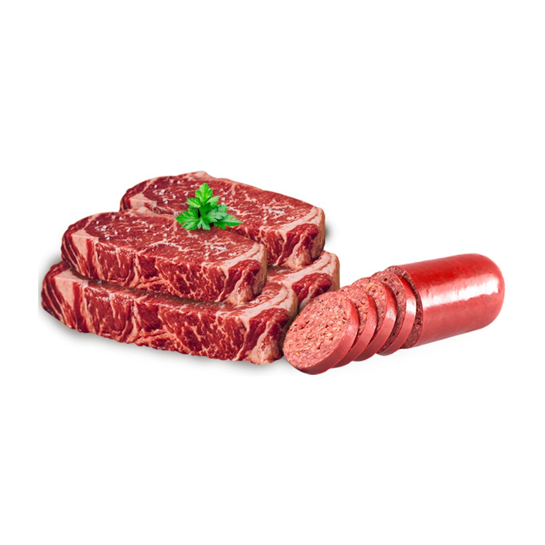 Hassell Cattle Company New York Party Pack featuring New York Strip steaks, perfect for gatherings and celebrations.