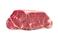 Real Hassell Cattle New York Strip raw product photo.