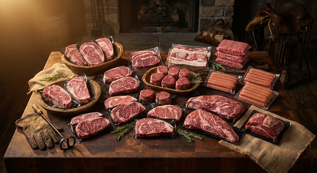 Hassell Cattle Company Quarter Cow Bundle - Premium American Wagyu Beef