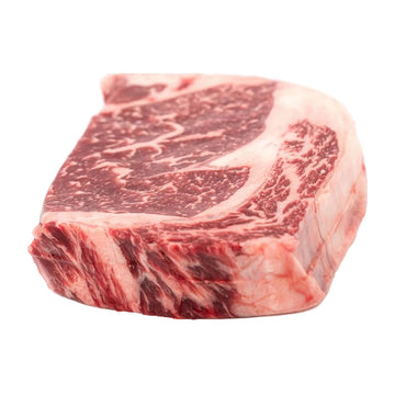 Juicy, tender Ribeye steak, showcasing rich marbling and full flavor, perfect for grilling or pan-searing for a delicious meal.