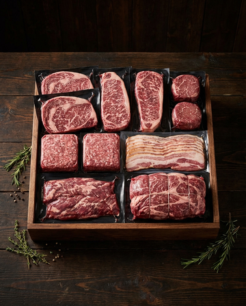 Hassell Cattle Company Sampler Box Bundle - Premium American Wagyu Beef