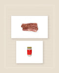 Wagyu beef bacon with Wagyu tallow for the Tallow and Bacon Finish
