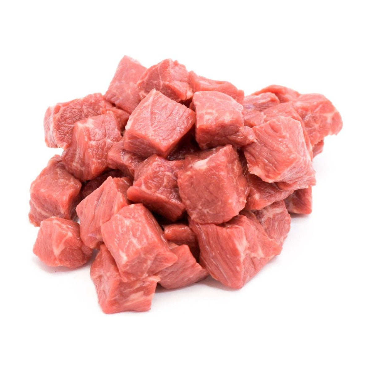 Juicy and tender Hassell Cattle Company steak tips, perfect for grilling, stir-frying, or marinating.