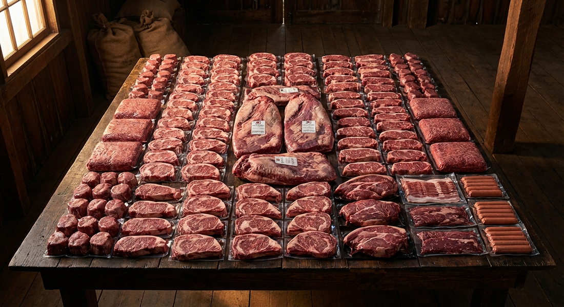 Hassell Cattle Company Whole Cow Bundle - Premium American Wagyu Beef