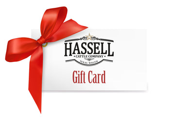 Hassell Cattle Company Gift Card – the perfect gift for meat lovers, giving them the freedom to choose from a wide variety of premium cuts and products!