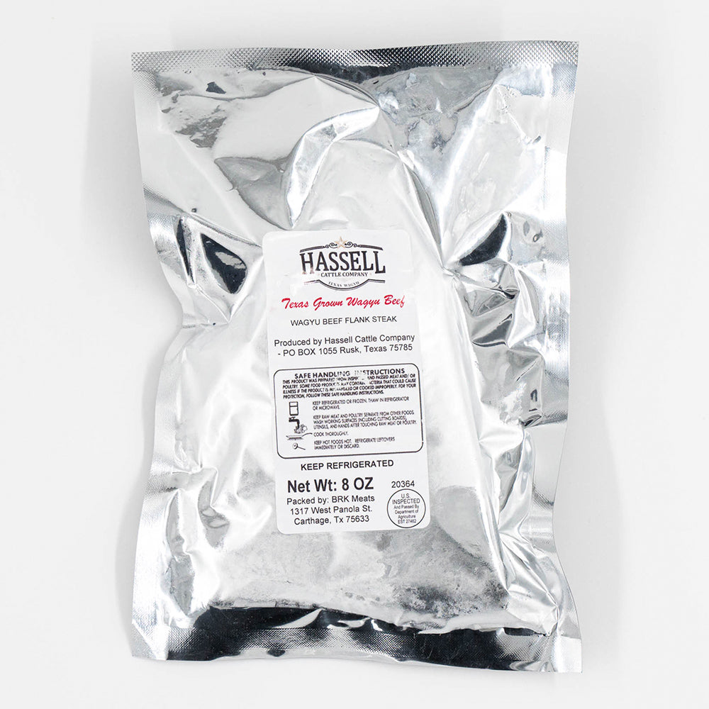 Flavorful and Versatile: Hassell Cattle Company Wagyu Flank Steak